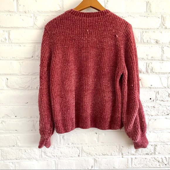 H & M Chenille Sweater Size Large - Fits like a Medium - Picture 3 of 4